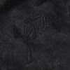 Gewassen A-lijn Script Hoodie Trui