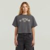 Gewassen Boxy T-shirt