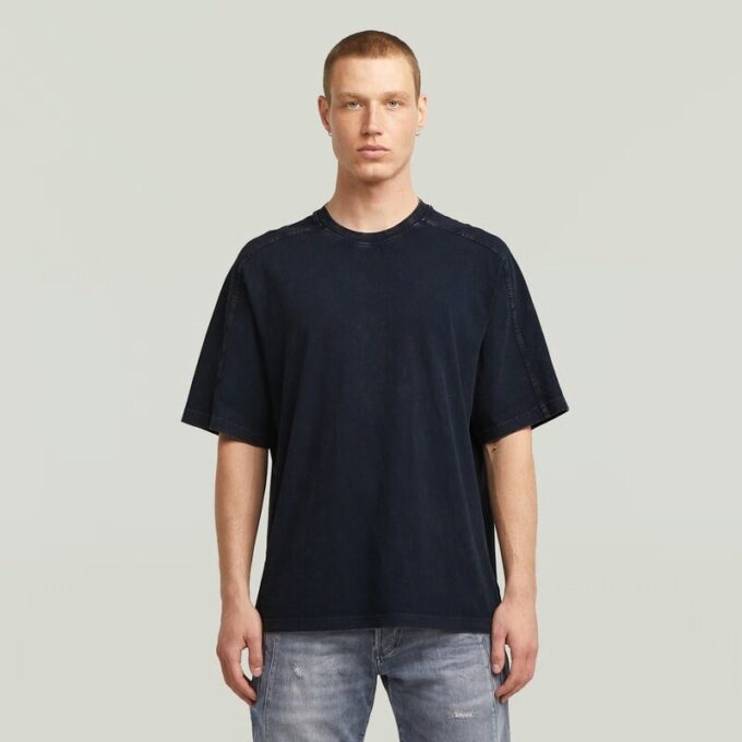 Gewassen Boxy T-shirt