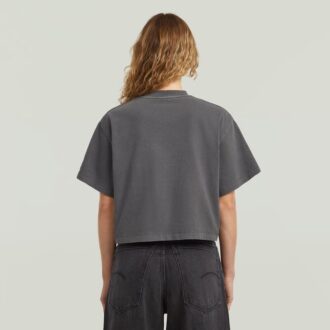 Gewassen Boxy T-shirt