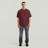 Gewassen Boxy T-shirt