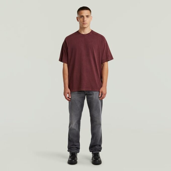 Gewassen Boxy T-shirt