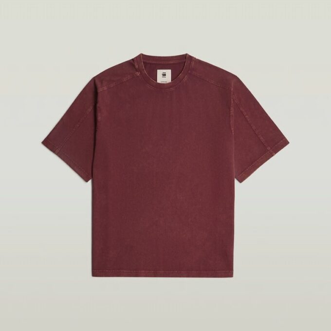 Gewassen Boxy T-shirt