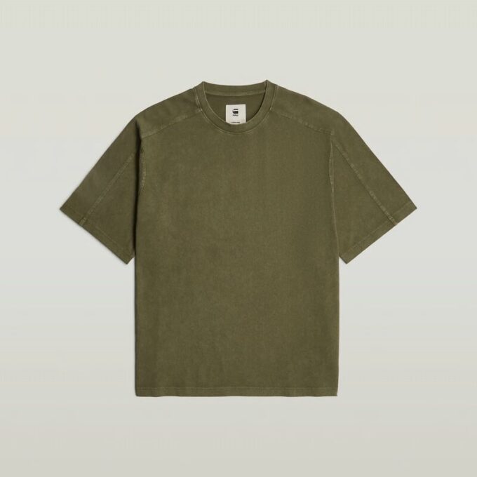 Gewassen Boxy T-shirt