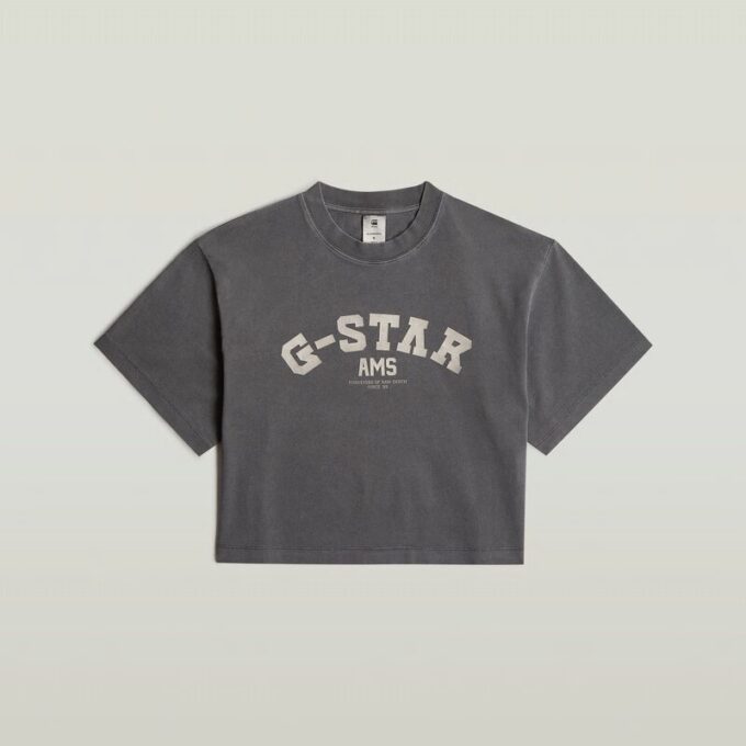 Gewassen Boxy T-shirt