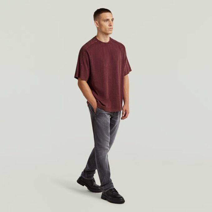 Gewassen Boxy T-shirt