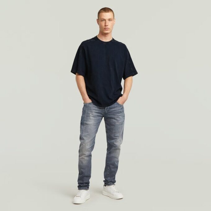 Gewassen Boxy T-shirt