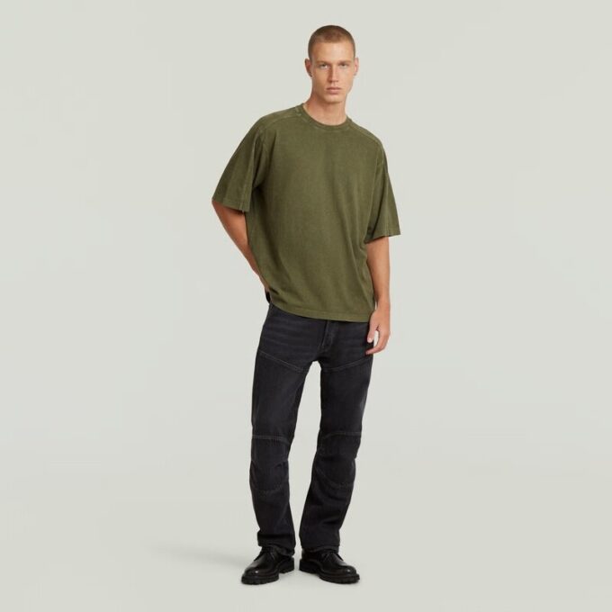 Gewassen Boxy T-shirt
