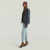 Gewassen hoodie met rits en relaxte trui Gewassen hoodie met rits en relaxte trui