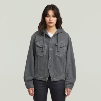 Gewassen hoodie-truijas