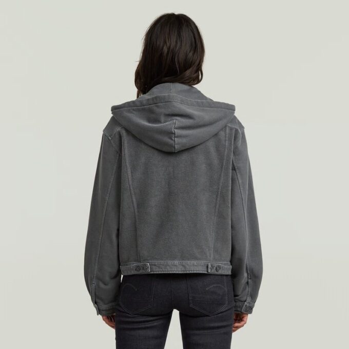 Gewassen hoodie-truijas