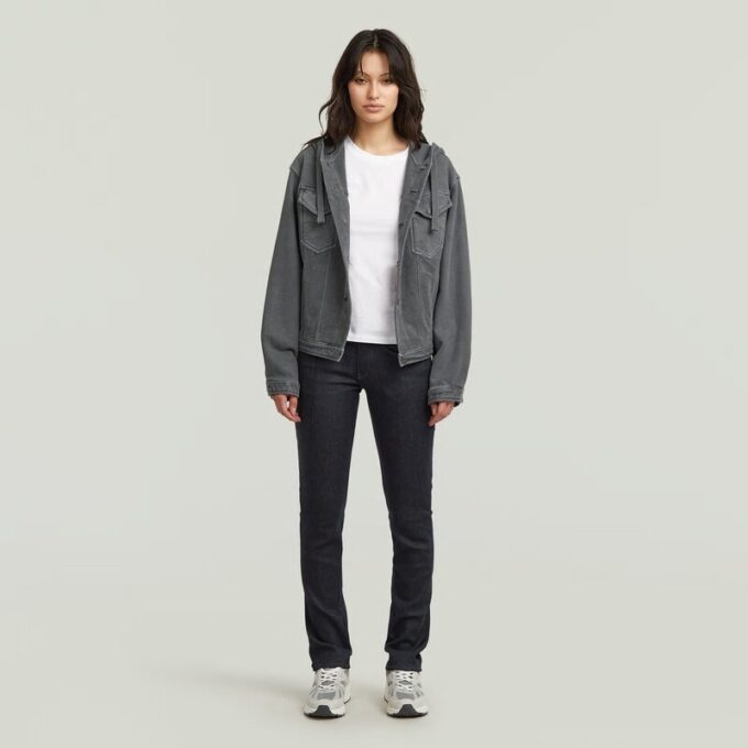 Gewassen hoodie-truijas