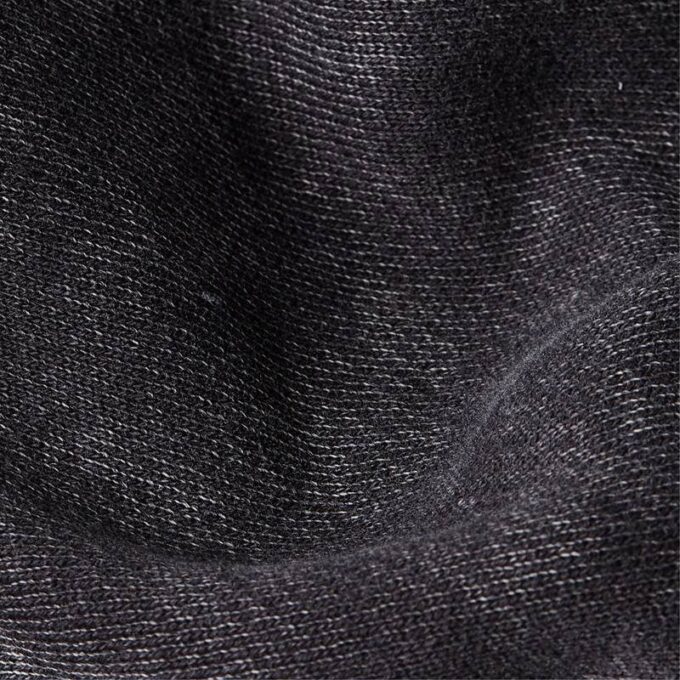 Gewassen losse hoodie met volledige ritssluiting
