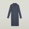 Gewassen slanke ribjurk Gewassen slanke ribjurk