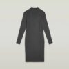 Gewassen slanke ribjurk Gewassen slanke ribjurk