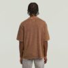 Gewassen T-shirt met zak Gewassen T-shirt met zak