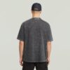 Gewassen T-shirt met zak Gewassen T-shirt met zak