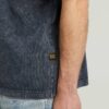 Gewassen T-shirt met zak Gewassen T-shirt met zak
