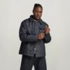 Gewatteerd denim jack Gewatteerd denim jack