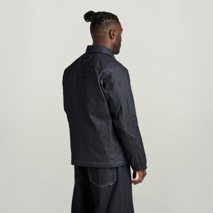 Gewatteerd denim jack Gewatteerd denim jack