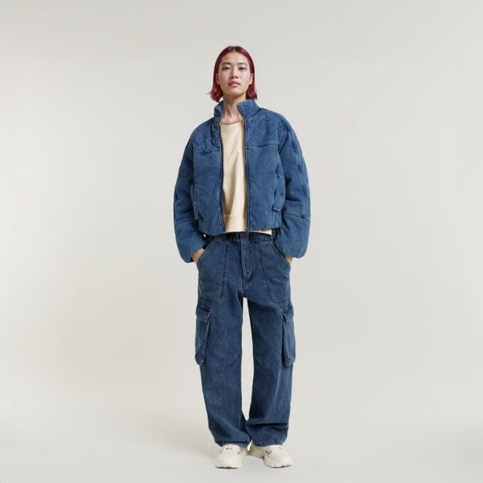 Gewatteerde Cocoon Bomber Gewatteerde Cocoon Bomber