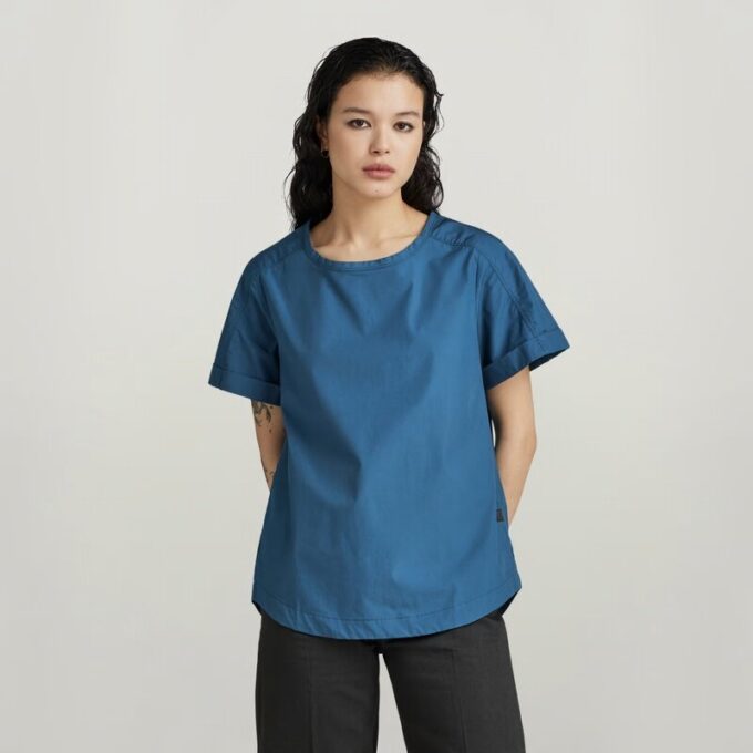 Geweven T-shirt