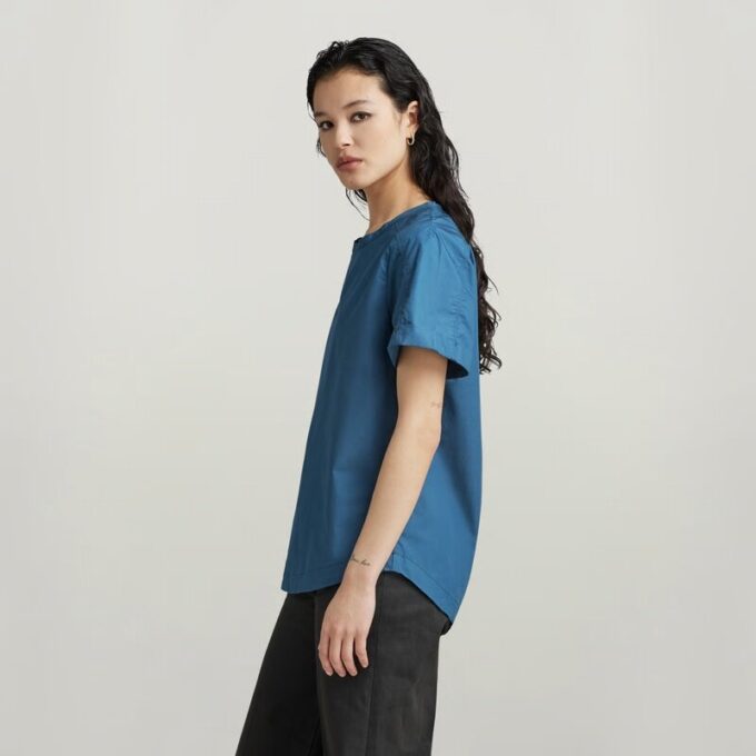 Geweven T-shirt