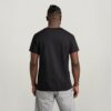 Grafisch geribbeld T-shirt Grafisch geribbeld T-shirt