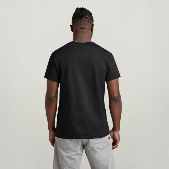 Grafisch geribbeld T-shirt Grafisch geribbeld T-shirt