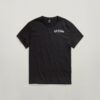 Grafisch geribbeld T-shirt Grafisch geribbeld T-shirt