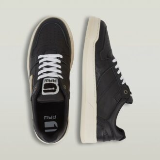 Grid Lea Sneakers