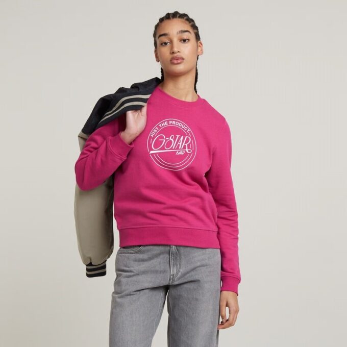 Grote logo crew trui Grote logo crew trui