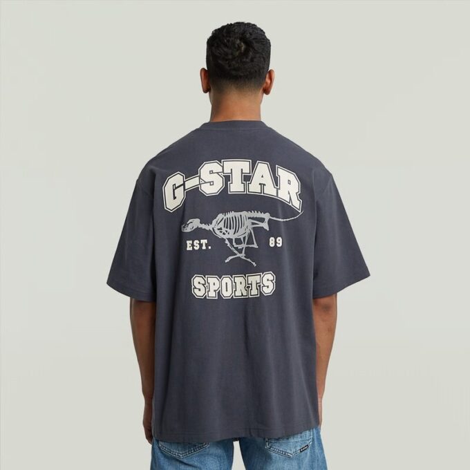Hardlopende hond boxy T-shirt Hardlopende hond boxy T-shirt