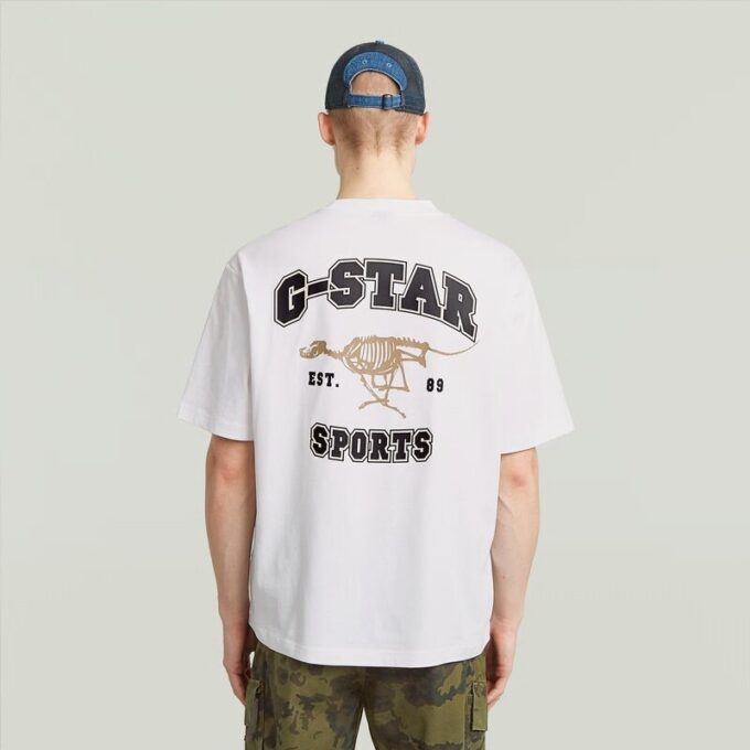 Hardlopende hond boxy T-shirt