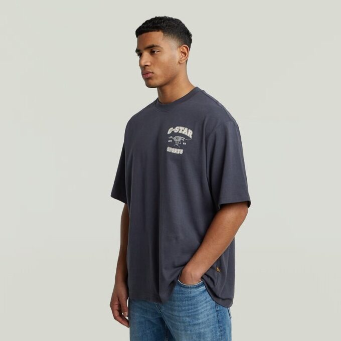 Hardlopende hond boxy T-shirt Hardlopende hond boxy T-shirt