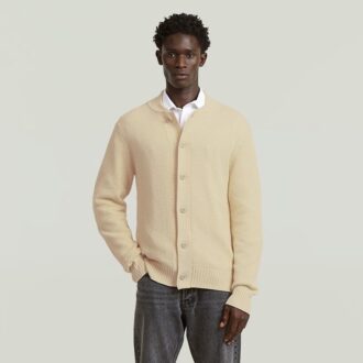 Honingraatstructuur Cardigan Breisel
