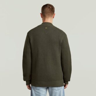 Honingraatstructuur Cardigan Breisel