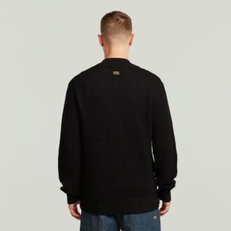 Honingraatstructuur Cardigan Breisel
