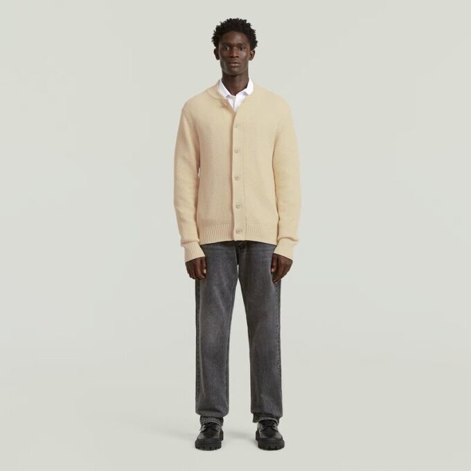 Honingraatstructuur Cardigan Breisel Honingraatstructuur Cardigan Breisel