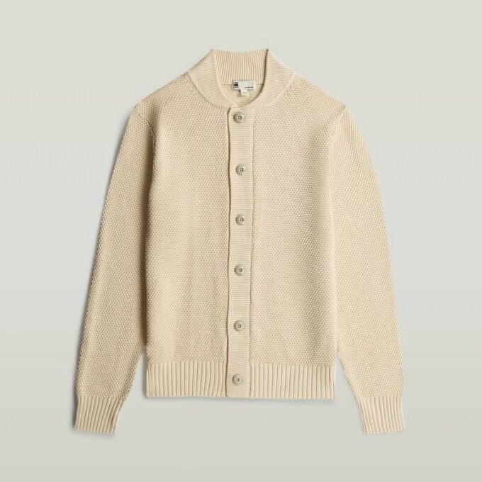 Honingraatstructuur Cardigan Breisel Honingraatstructuur Cardigan Breisel
