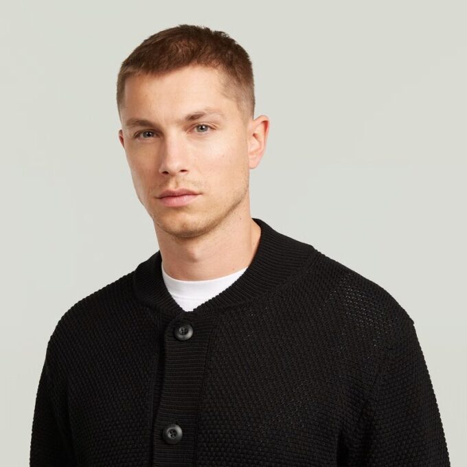 Honingraatstructuur Cardigan Breisel Honingraatstructuur Cardigan Breisel