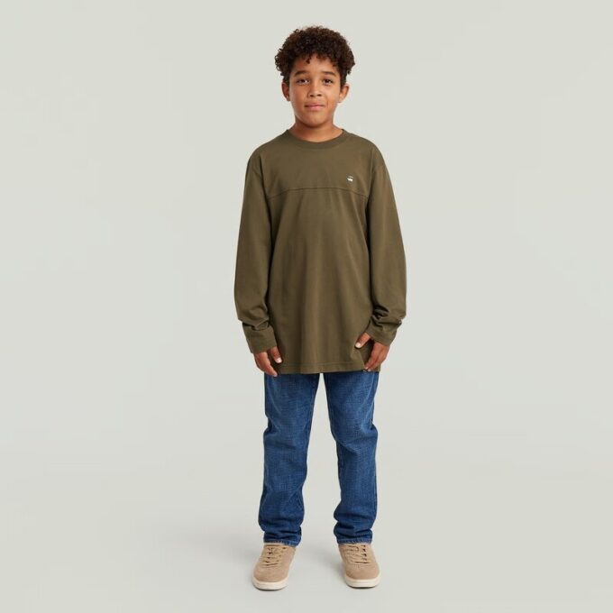 Jongens 3301 Rechte Toelopende Jeans Jongens 3301 Rechte Toelopende Jeans