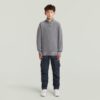 Jongens Army Half Zip Knit Jongens Army Half Zip Knit