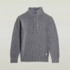Jongens Army Half Zip Knit Jongens Army Half Zip Knit