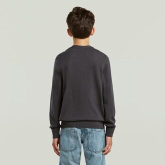 Jongens Basic Crewknit Trui
