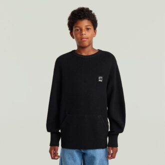 Jongens Constructed Crew Knit