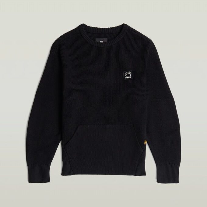 Jongens Constructed Crew Knit