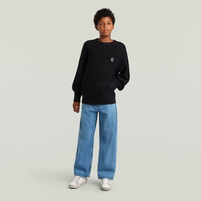 Jongens Constructed Crew Knit