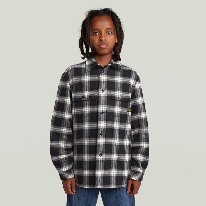Jongens CPO Gewatteerd Overshirt Jongens CPO Gewatteerd Overshirt