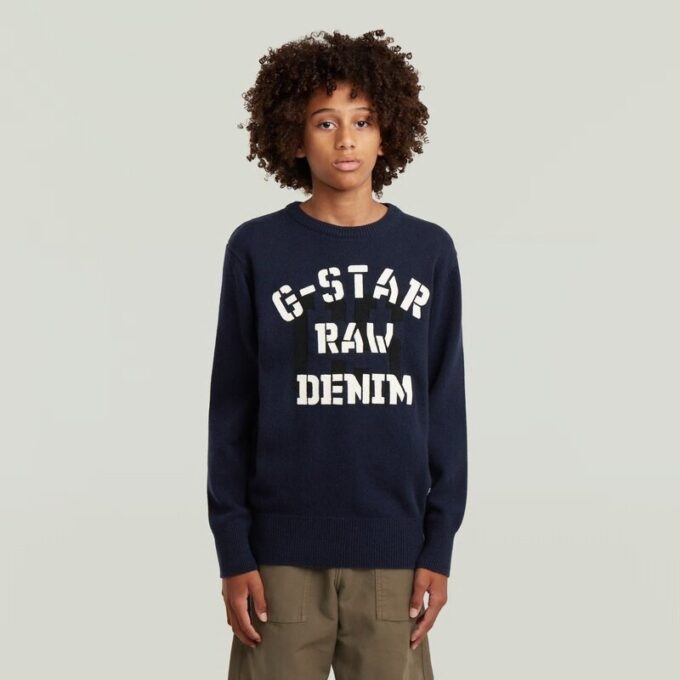 Jongens Hockney Crewknit